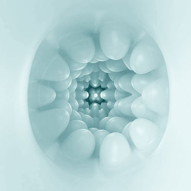Masturbator Impermeabile Blu con Guaina Stimolante per Piacere Intenso